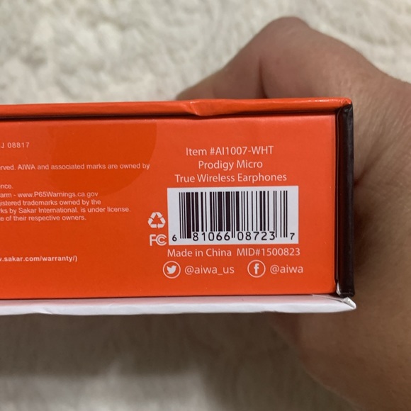 Aiwa Prodigy Micro True Wireless Earphones - Picture 6 of 7